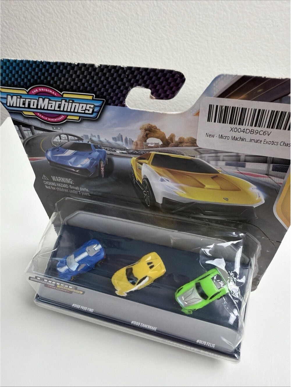 Micro Machines #09 Ultimate Exotics Chase Treasure 3 Car Pack Rare Sealed S3 NEW - Picture 7 of 8